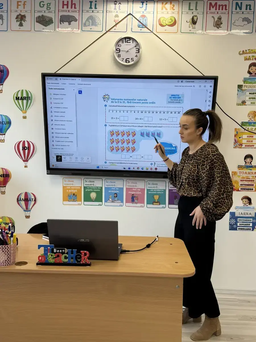 Copii în cadrul școlii